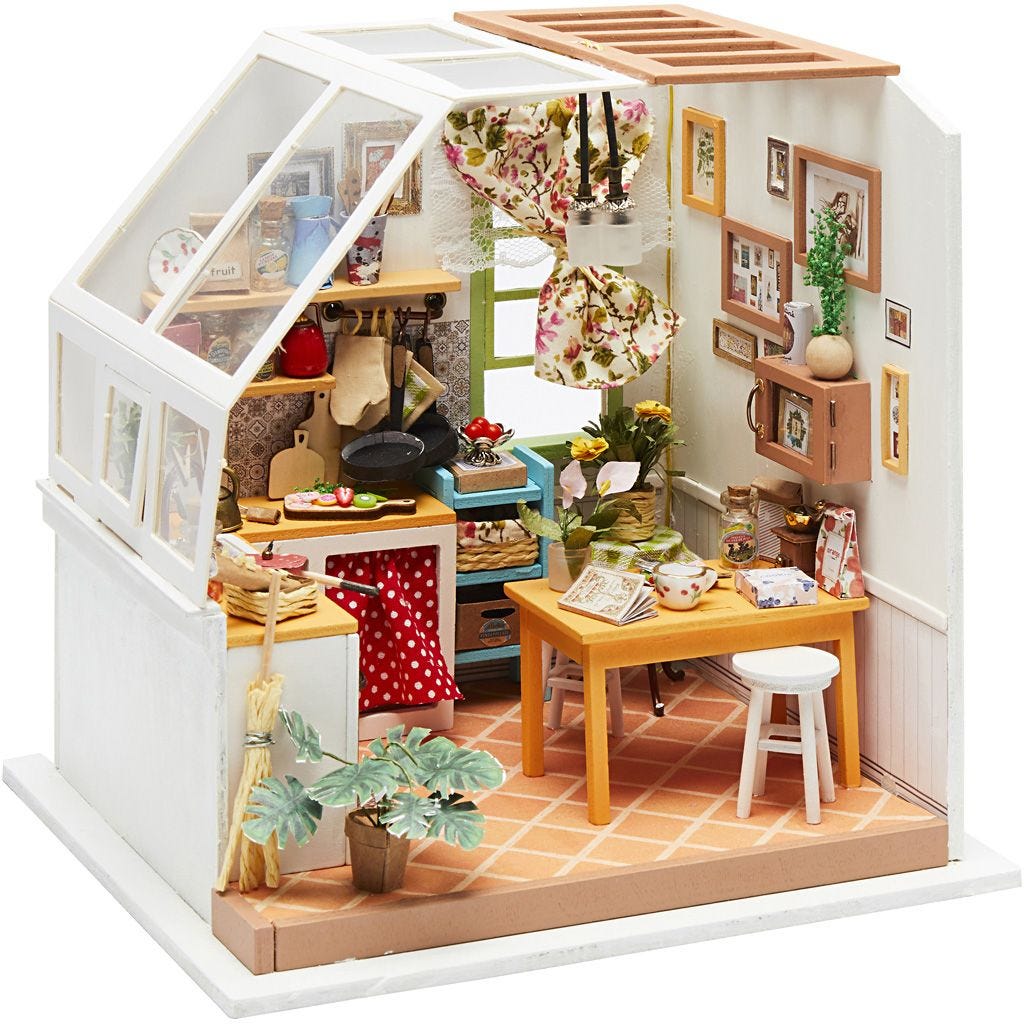Hygge Kitchen – byggsats diorama