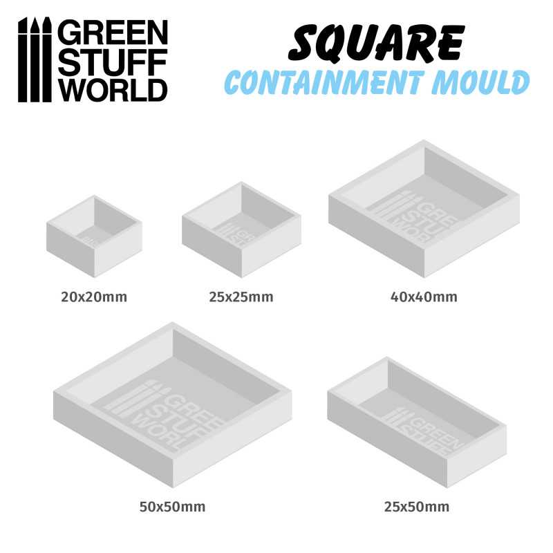 Moulds – Square (x5)