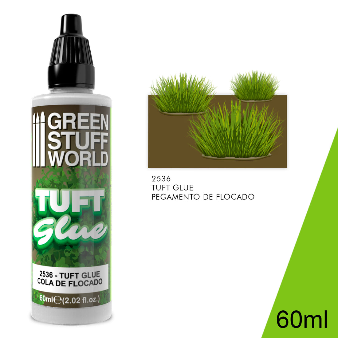 Tuft Glue 60ml – sticky adhesive for terrain – Green Stuff World
