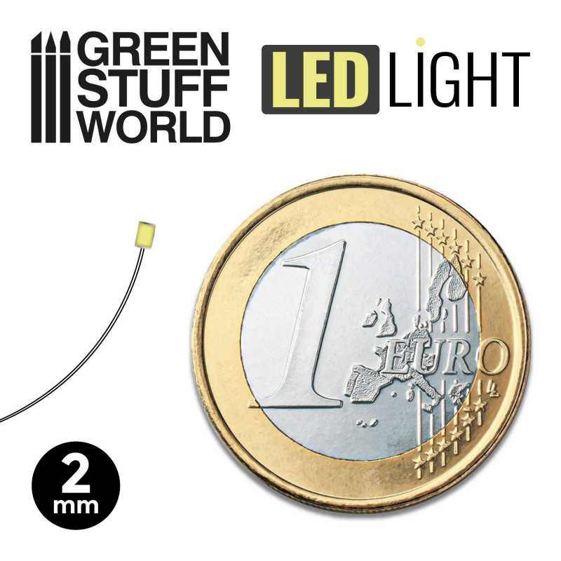 Mini LED – Warm White 2mm (x10)