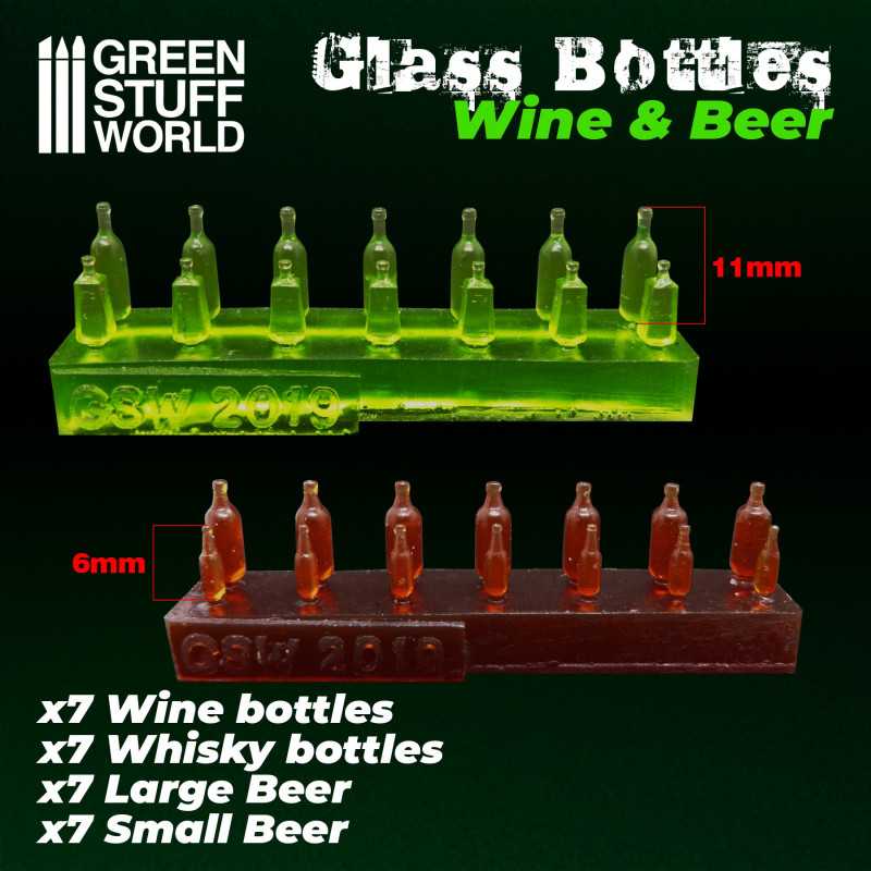 Resin – Wine & beer bottles