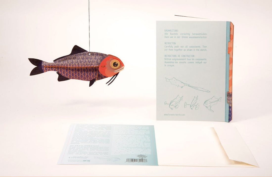Greeting Card – 3D Fish