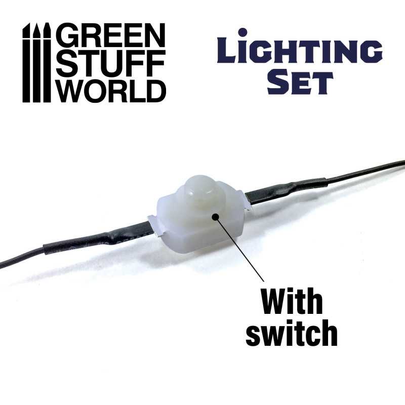 Lighting set with switch