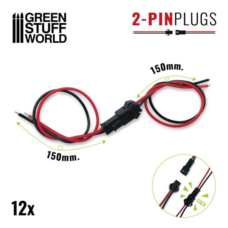 2 Pin Plug: Quick connectors