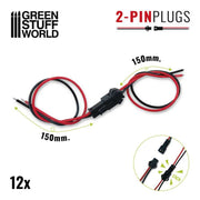 2 Pin Plug: Quick connectors