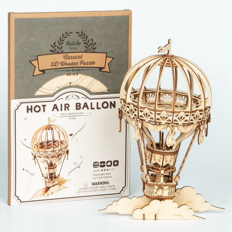 3D Puzzle: Hot Air Balloon