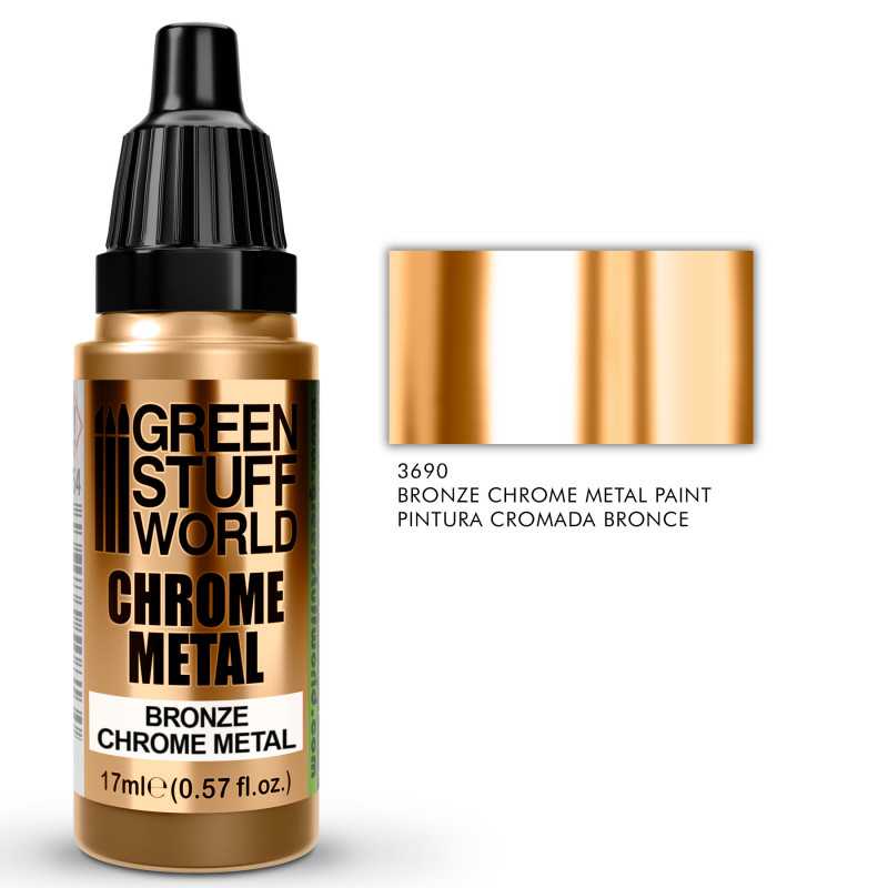 Brons metallfärg i 17 ml flaska från Green Stuff World