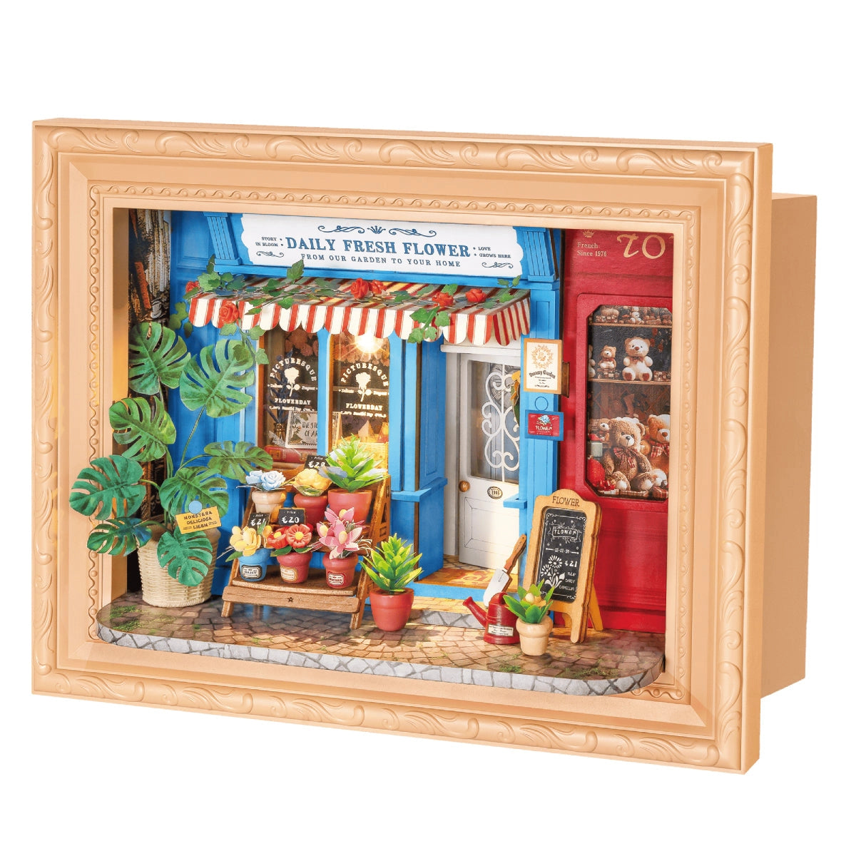 Book nook diorama: Daily Fresh Flower från Robotime