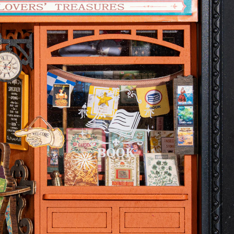 Book nook diorama: Old Times Bookstore
