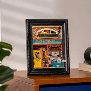 Book nook tittskåp – Old Times Bookstore från Robotime – DIY set