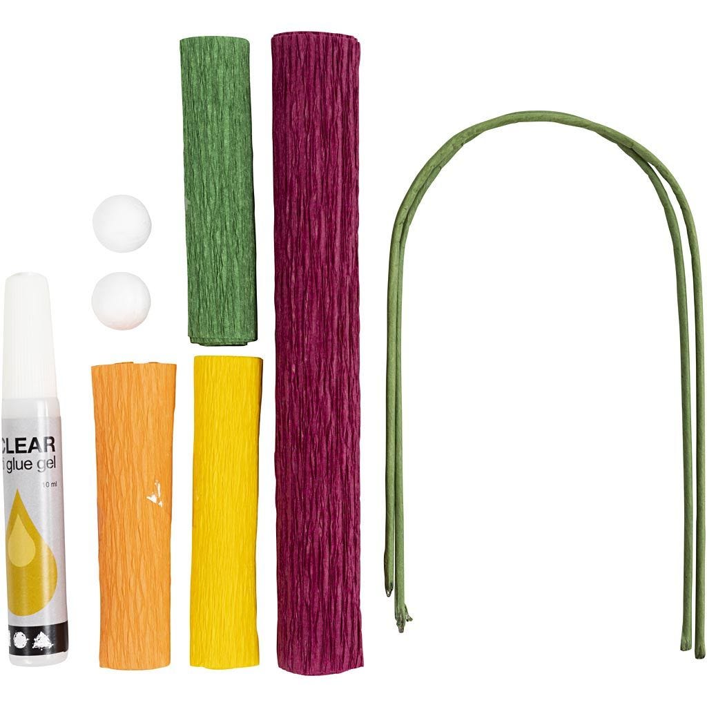 DIY set: pappersblommor