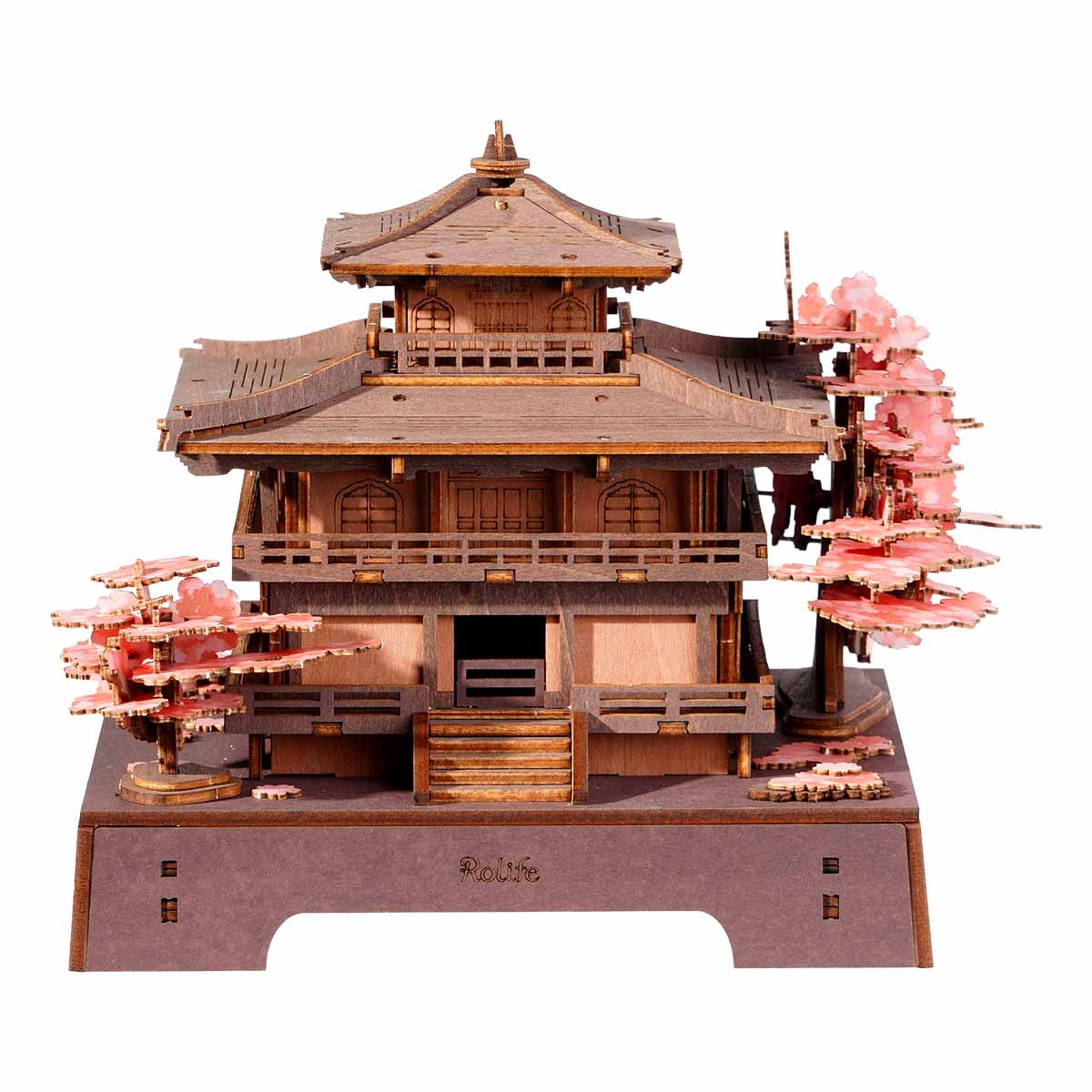 Sakura Pavilion 3D-pussel i trä