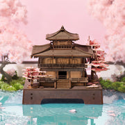 Sakura Pavilion 3D-pussel i trä
