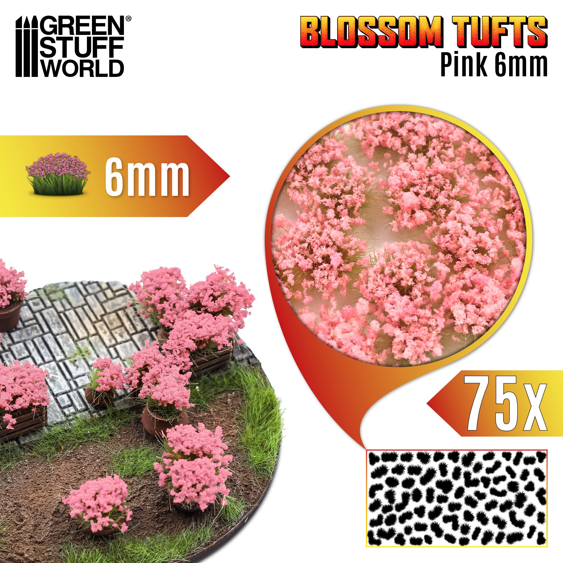 Blossom Tufts – 6mm
