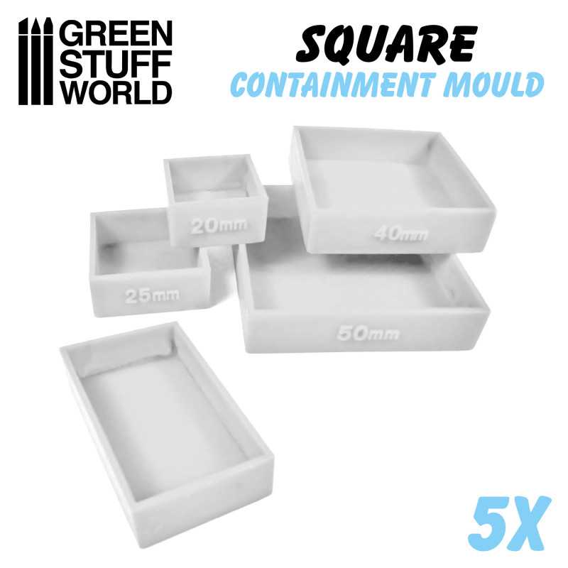 Moulds – Square (x5)