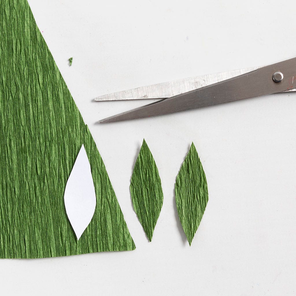 Kräppapper – 25x60 cm – naturfärger