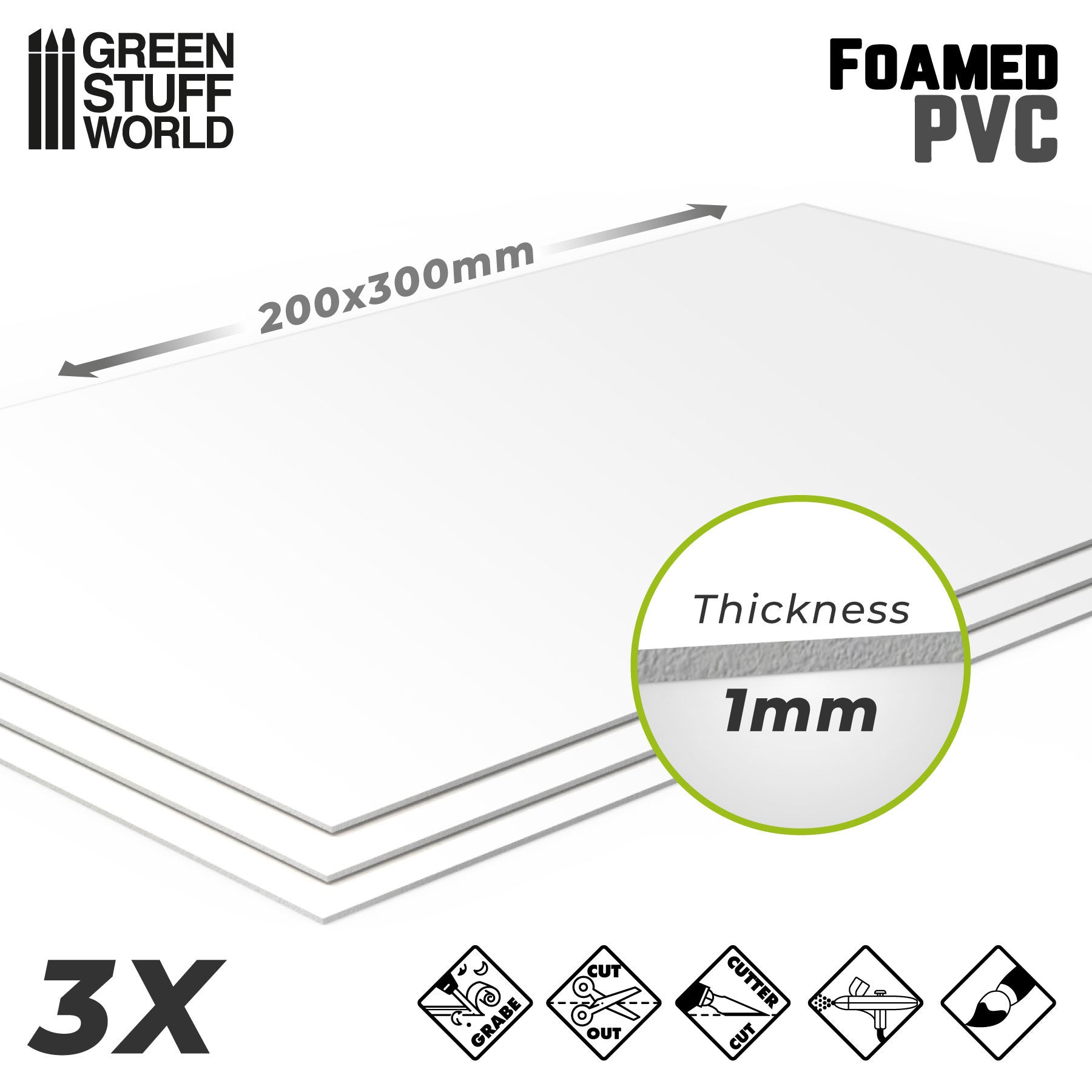 Bases – Foamed PVC (1mm)
