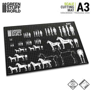 Vikbar skärmatta – Scale Cutting Mat A3