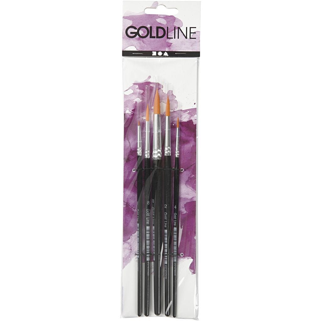 Gold Line All-Purpose Brushes (1-7mm)