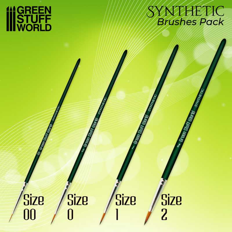 Green Series Synthetic Brush Set
