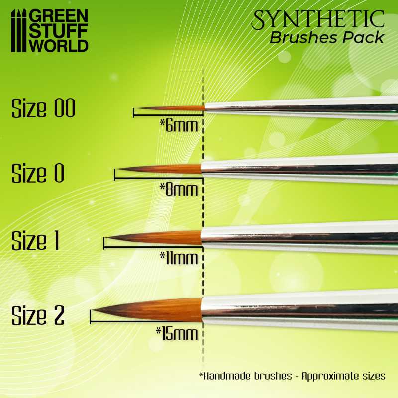 Green Series Synthetic Brush Set