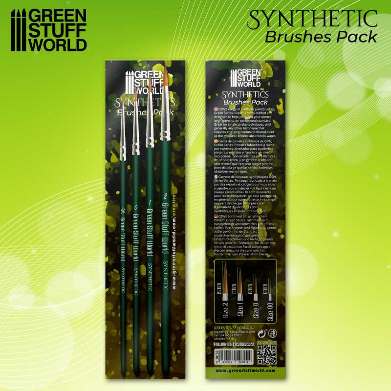 Green Series Synthetic Brush Set