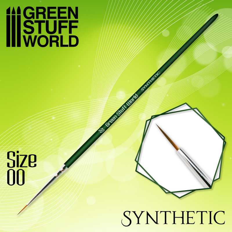 Paint Brush – Green Series (Size 0)