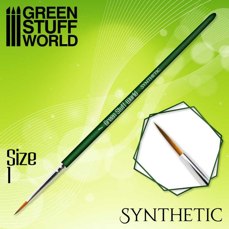 Paint Brush – Green Series (Size 0)
