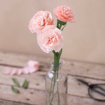 DIY Kit: Crepe Paper Flowers (Carnations)