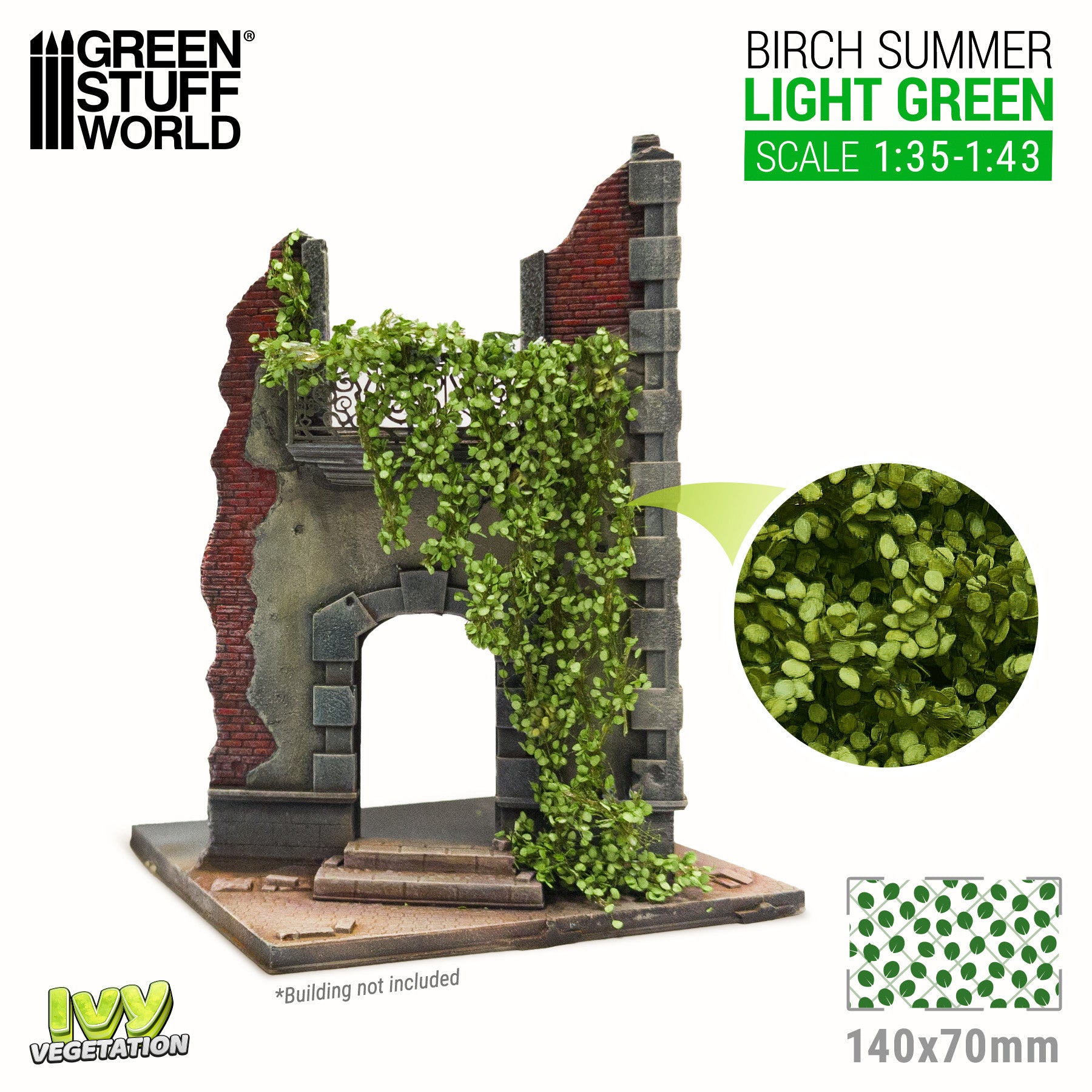 Ivy Foliage - Light Green Birch