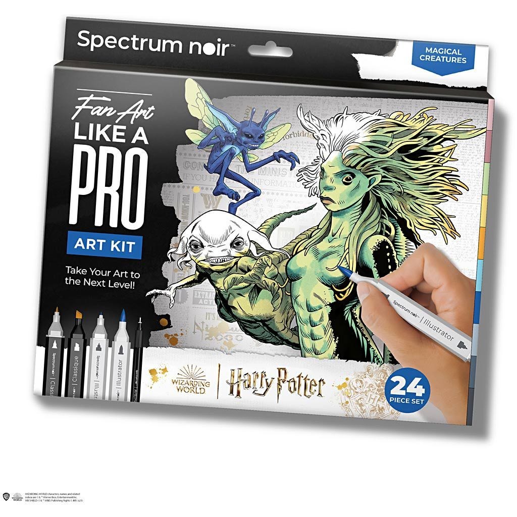 DIY art kit: Harry Potter Magical Creatures