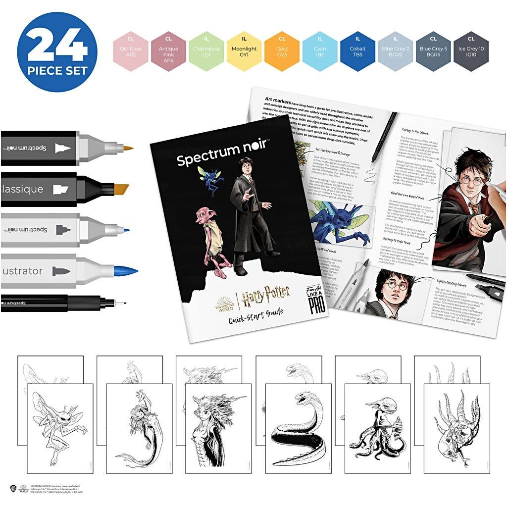 DIY art kit: Harry Potter Magical Creatures
