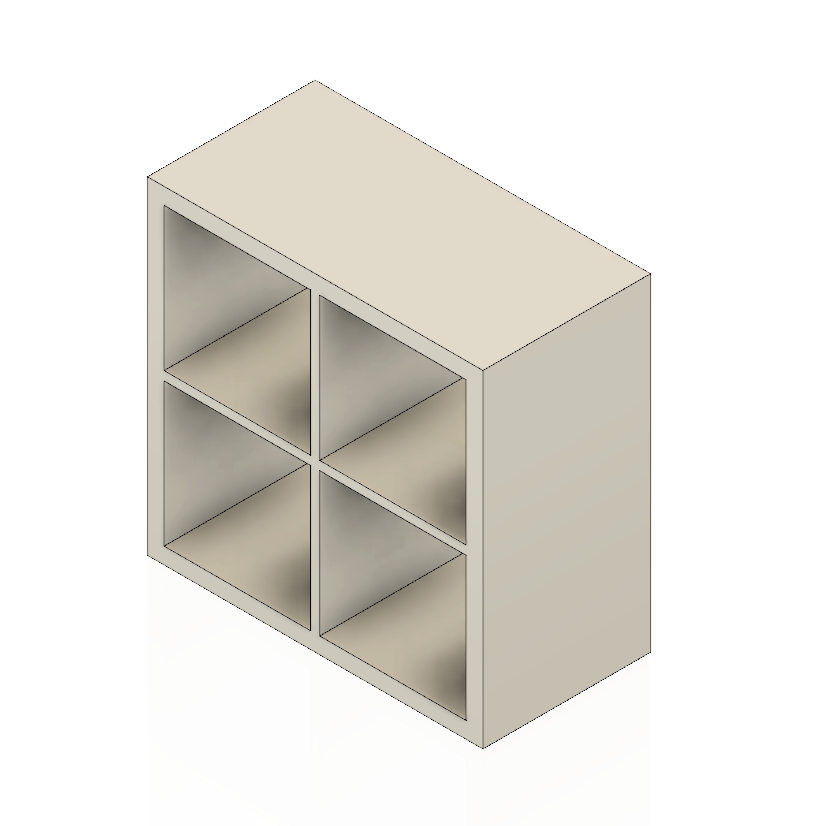 Miniatyrer – modern hylla (1:18)
