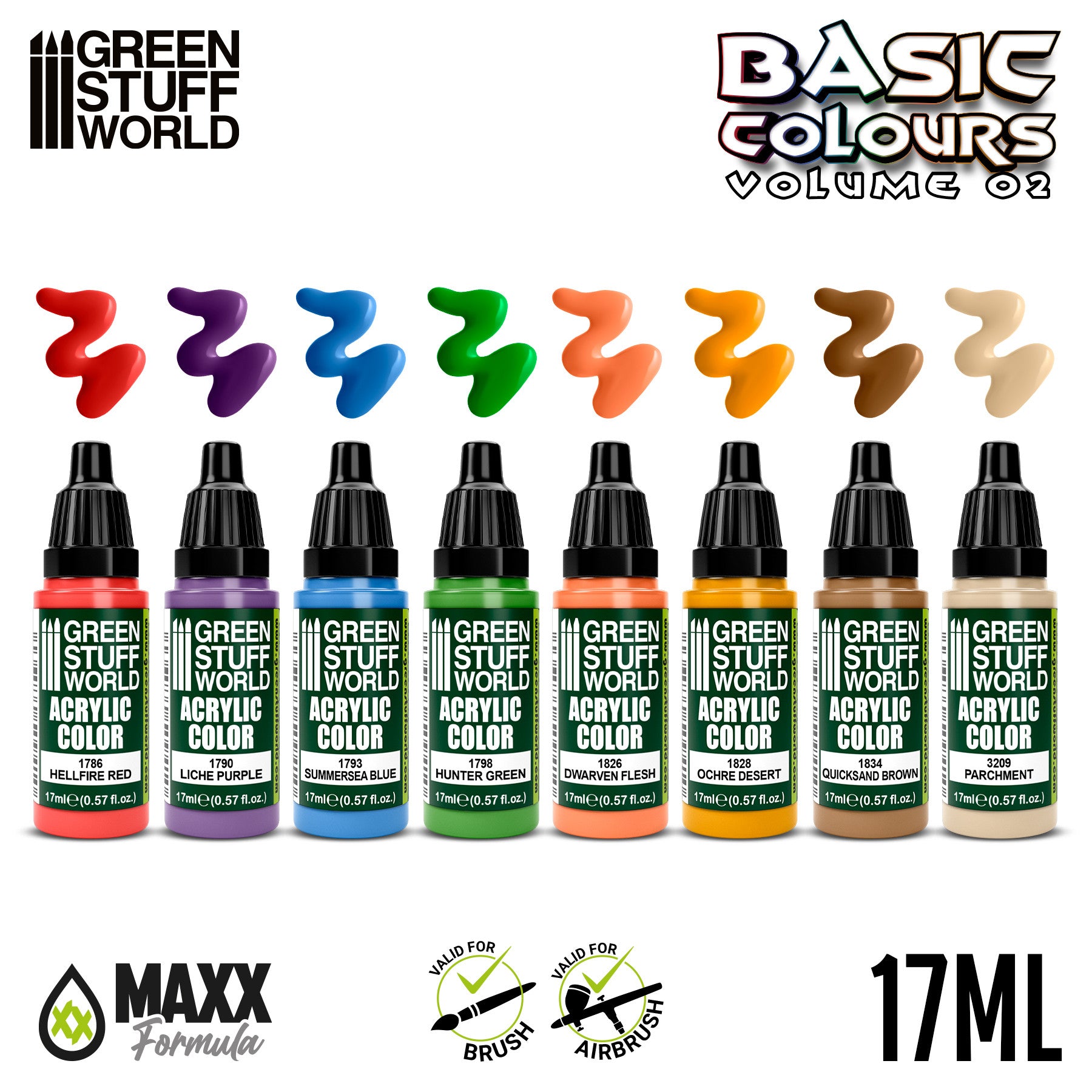 Acrylic Paint Set (8x17ml) – Basic Colours 02