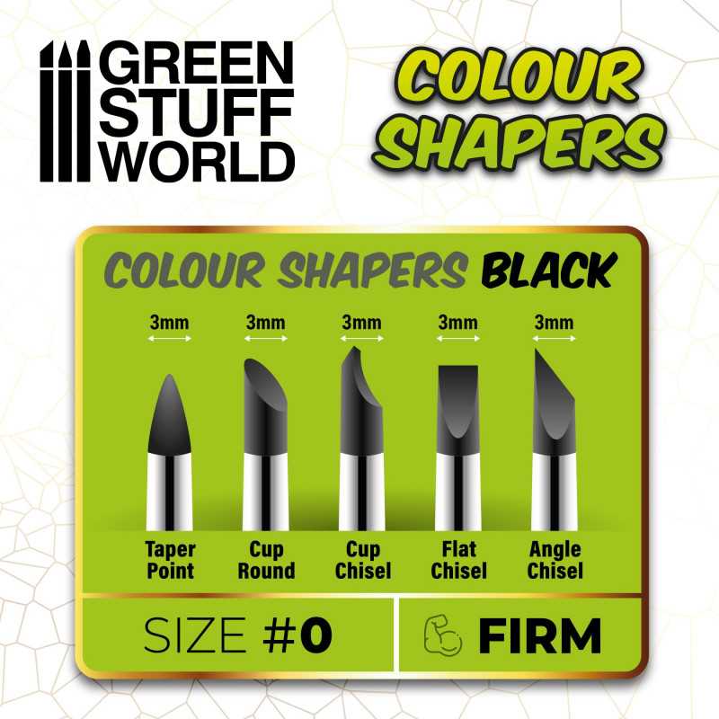 Modelling Brushes - Black Firm