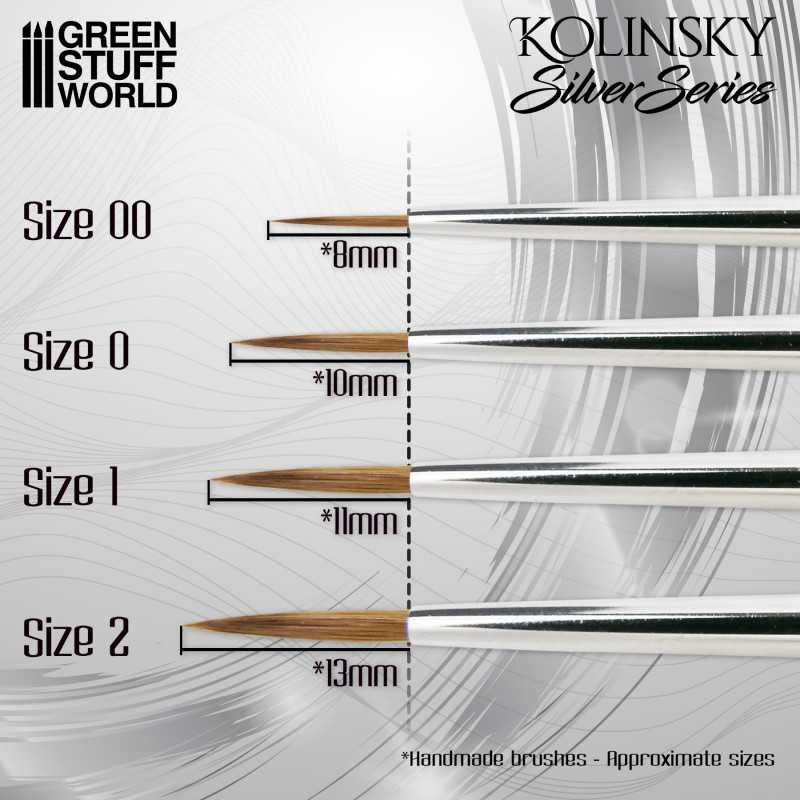 Silver Series Kolinsky Brush Set