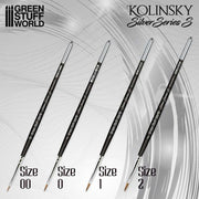 Silver Series (S) Kolinsky Brush Set