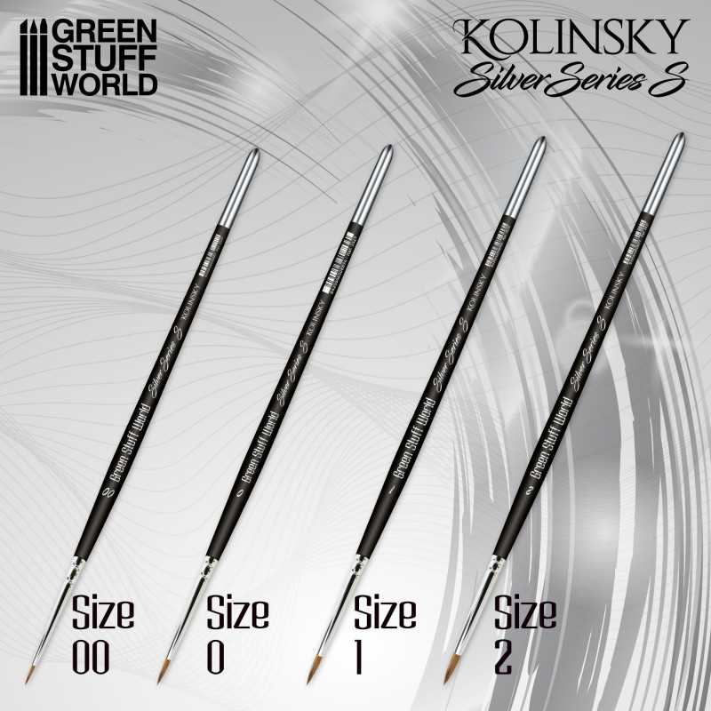 Silver Series (S) Kolinsky Brush Set