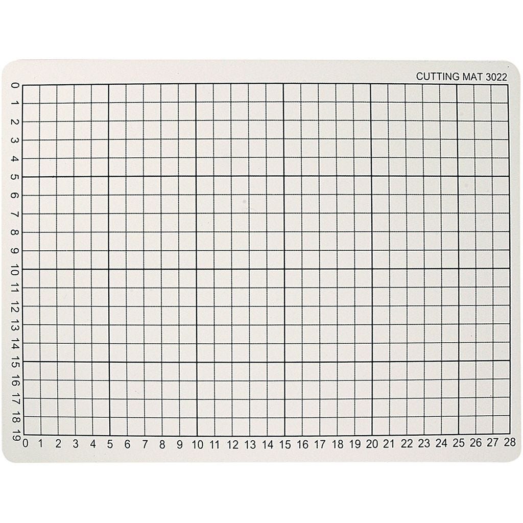 Skärmatta – A4 (beige)