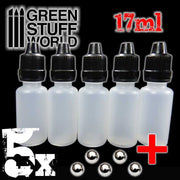 Dropper bottles (17ml x 5)