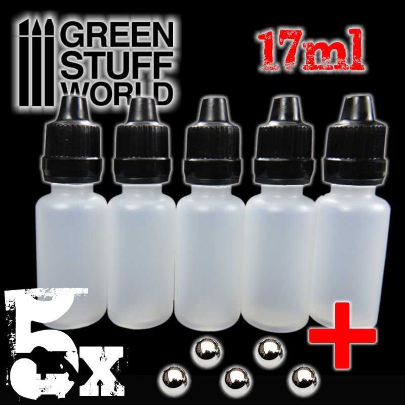 Dropper bottles (17ml x 5)