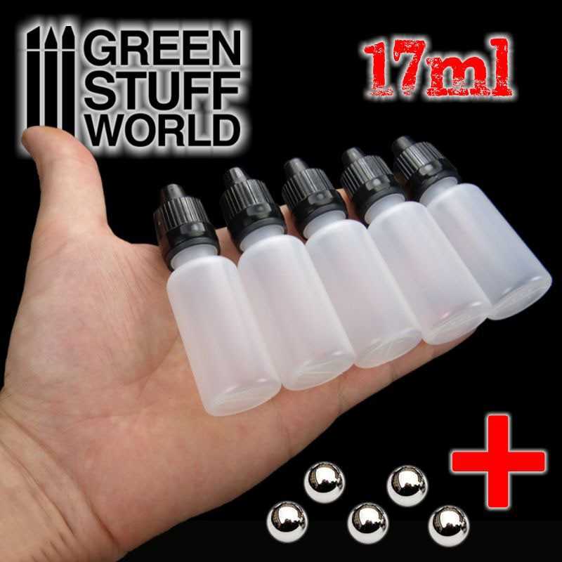 Dropper bottles (17ml x 5)