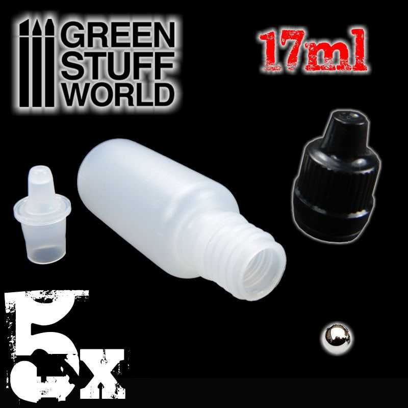 Dropper bottles (17ml x 5)