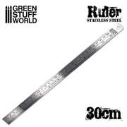 Linjal – stål 30 cm