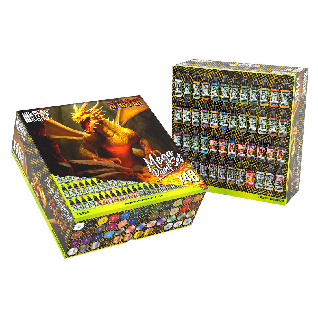Starter Mega Paint Set Green Stuff World 48x17mm startset