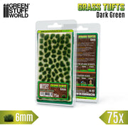Grass Tufts – Dark Green – 2/6/12mm