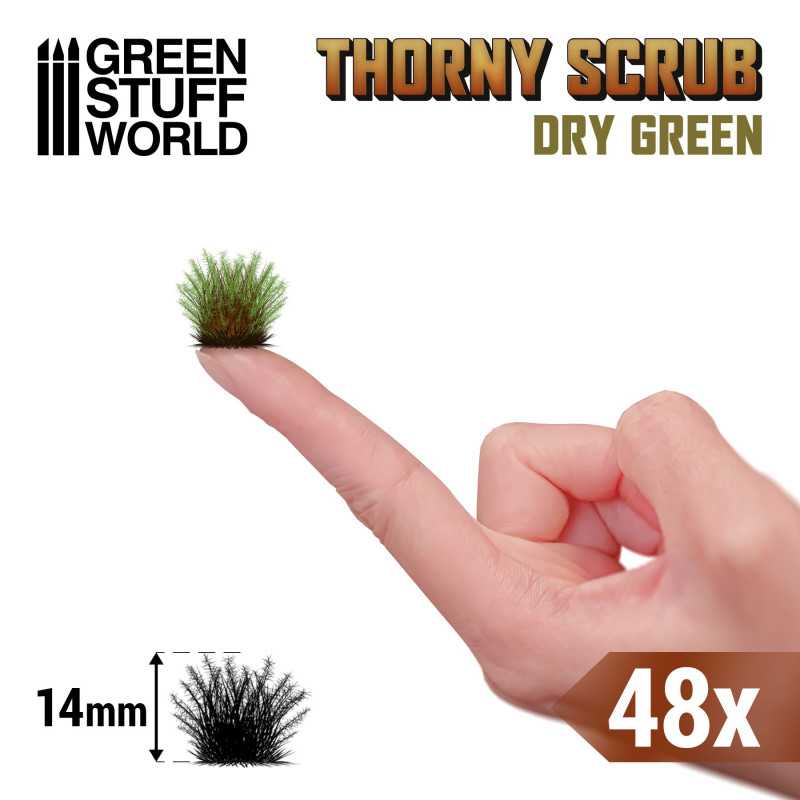 Grass Tufts – Thorny Scrubs – Dry Green