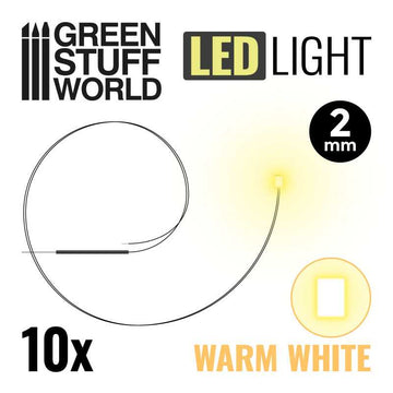 Mini LED – Warm White 2mm (x10)