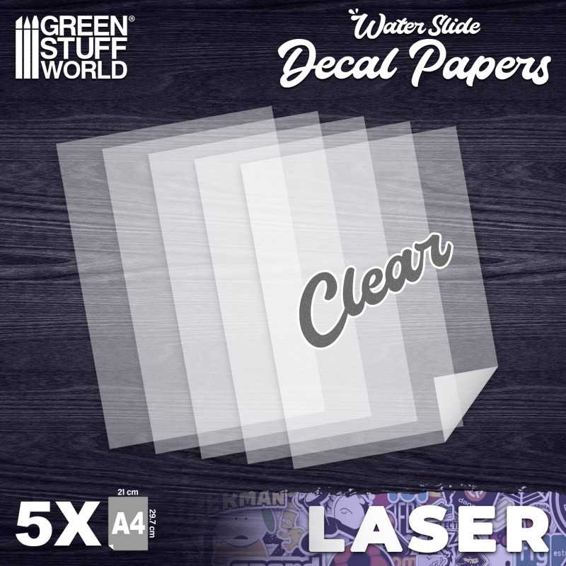 Transfer Decal Paper A4 – InkJet/Laser