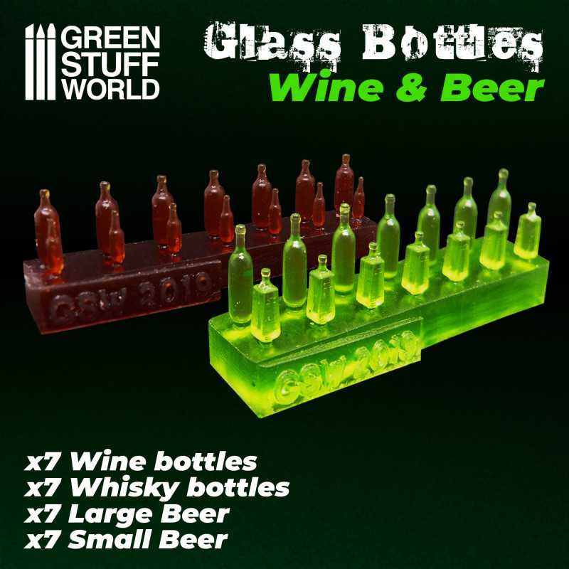 Resin – Wine & beer bottles